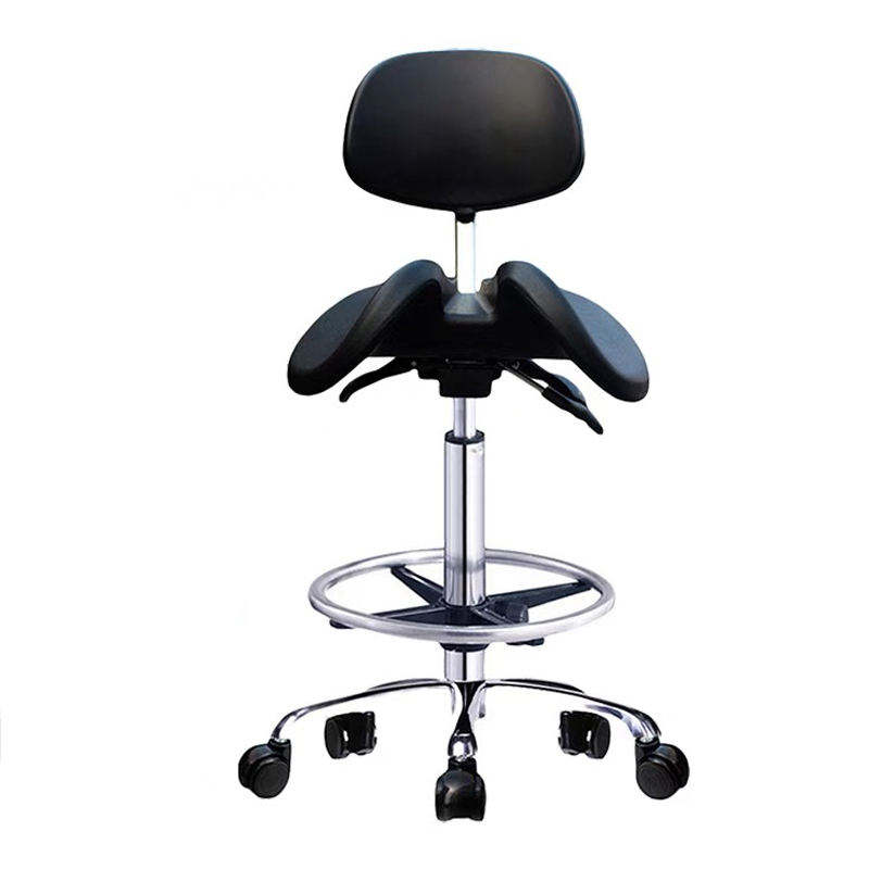 428-Laboratory Furniture Swivel Chair Saddle Dental Assistant Chair Ergonomic Horse Saddle Chair Dental.jpg